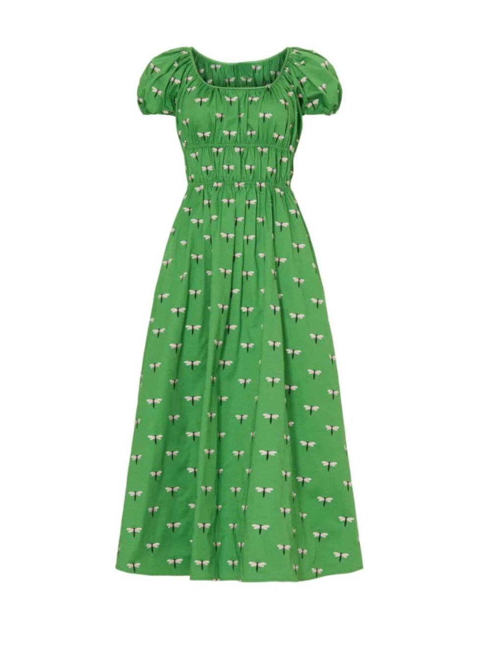 Kate Spade Dragonfly Riviera Midi Dress in Green - Picture 7 of 13
